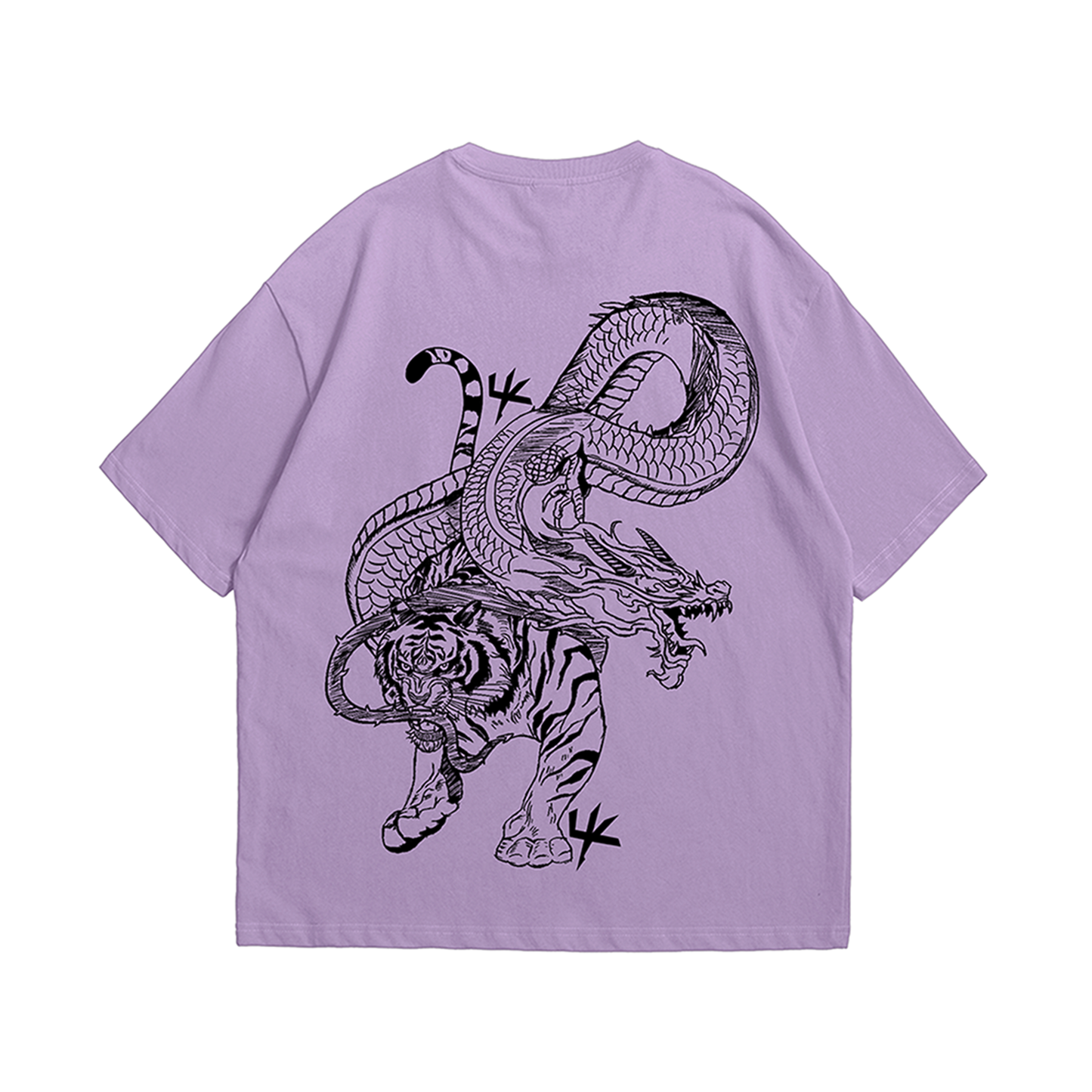 YK Toxic Lavender Oversized T-Shirt!